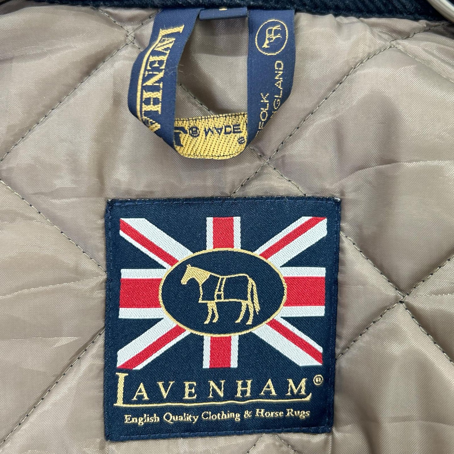 LAVENHAM ラベンハム 黒 キルティングコート コート