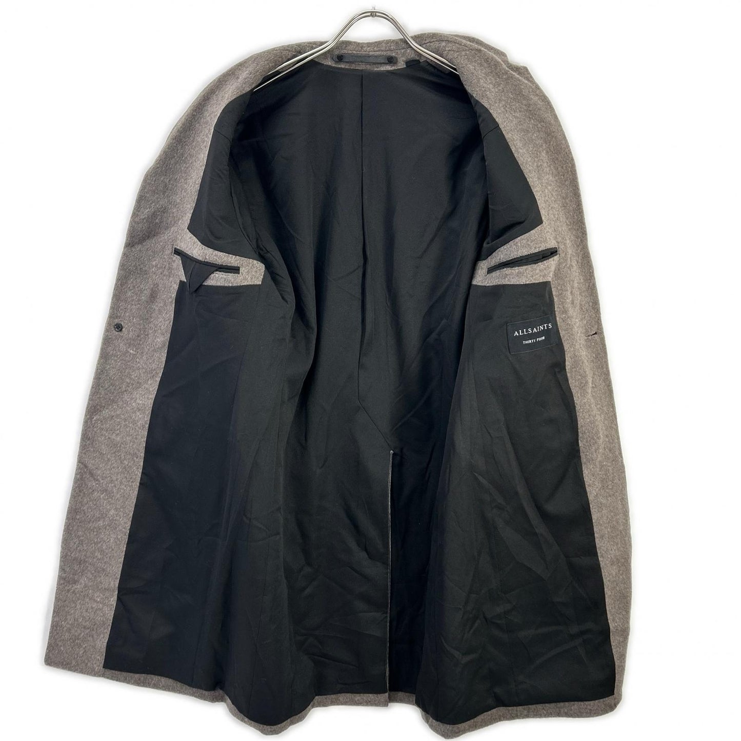 All Saints オールセインツ グレー マナーコート コート