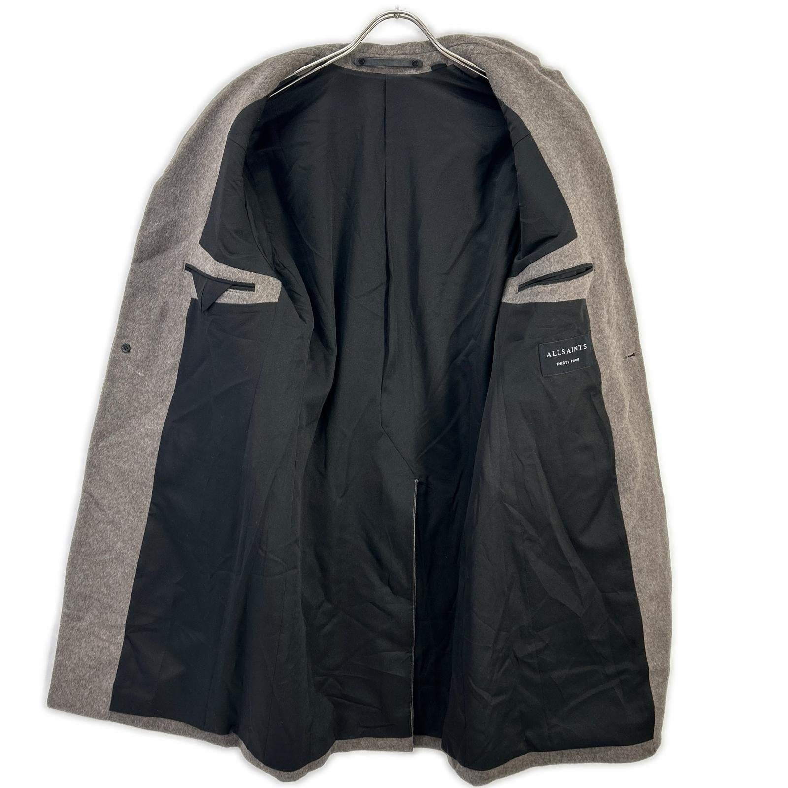 All Saints オールセインツ グレー マナーコート コート