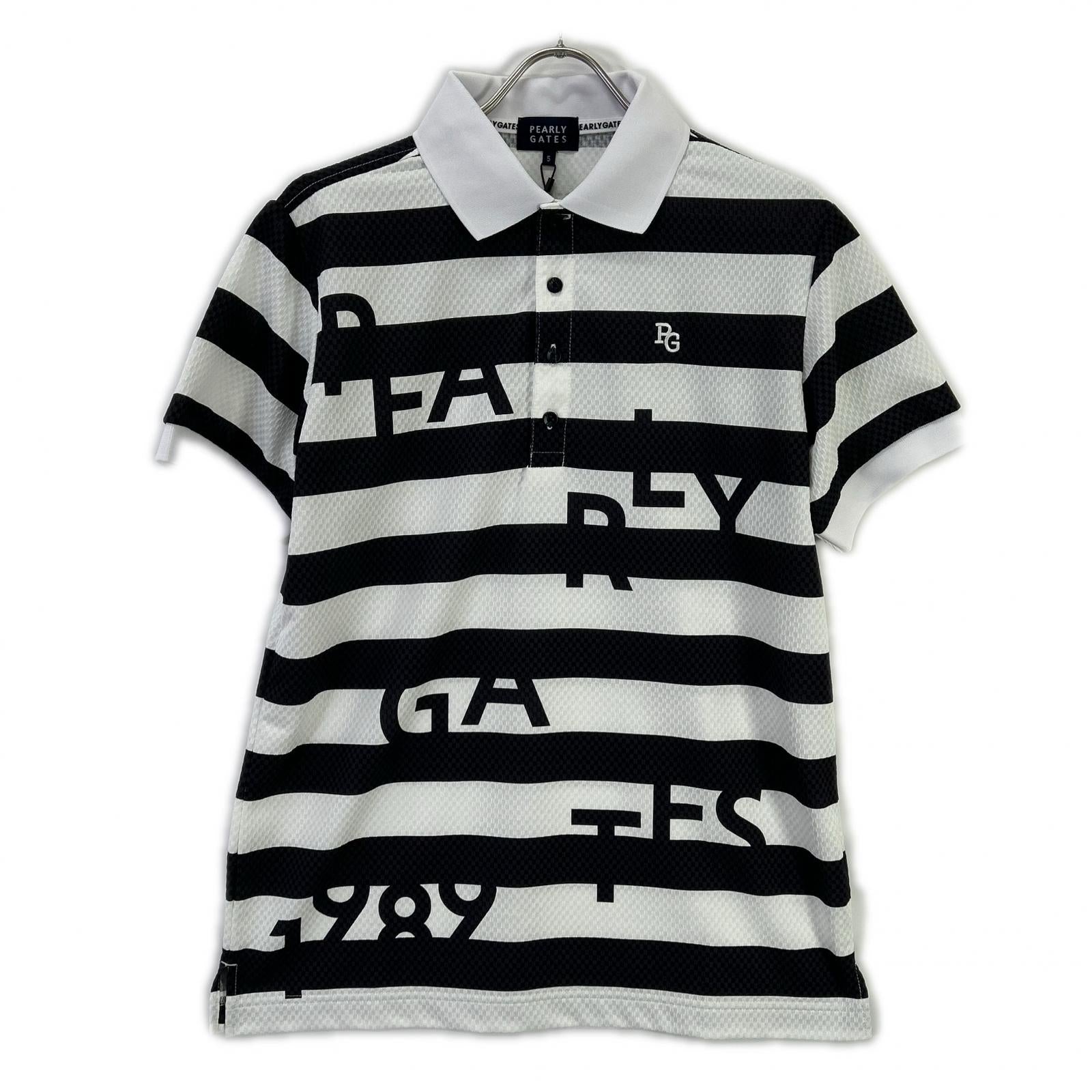 PEARLY GATES パーリーゲイツ 053-3260705 トライクールサッカーチェック トップス
