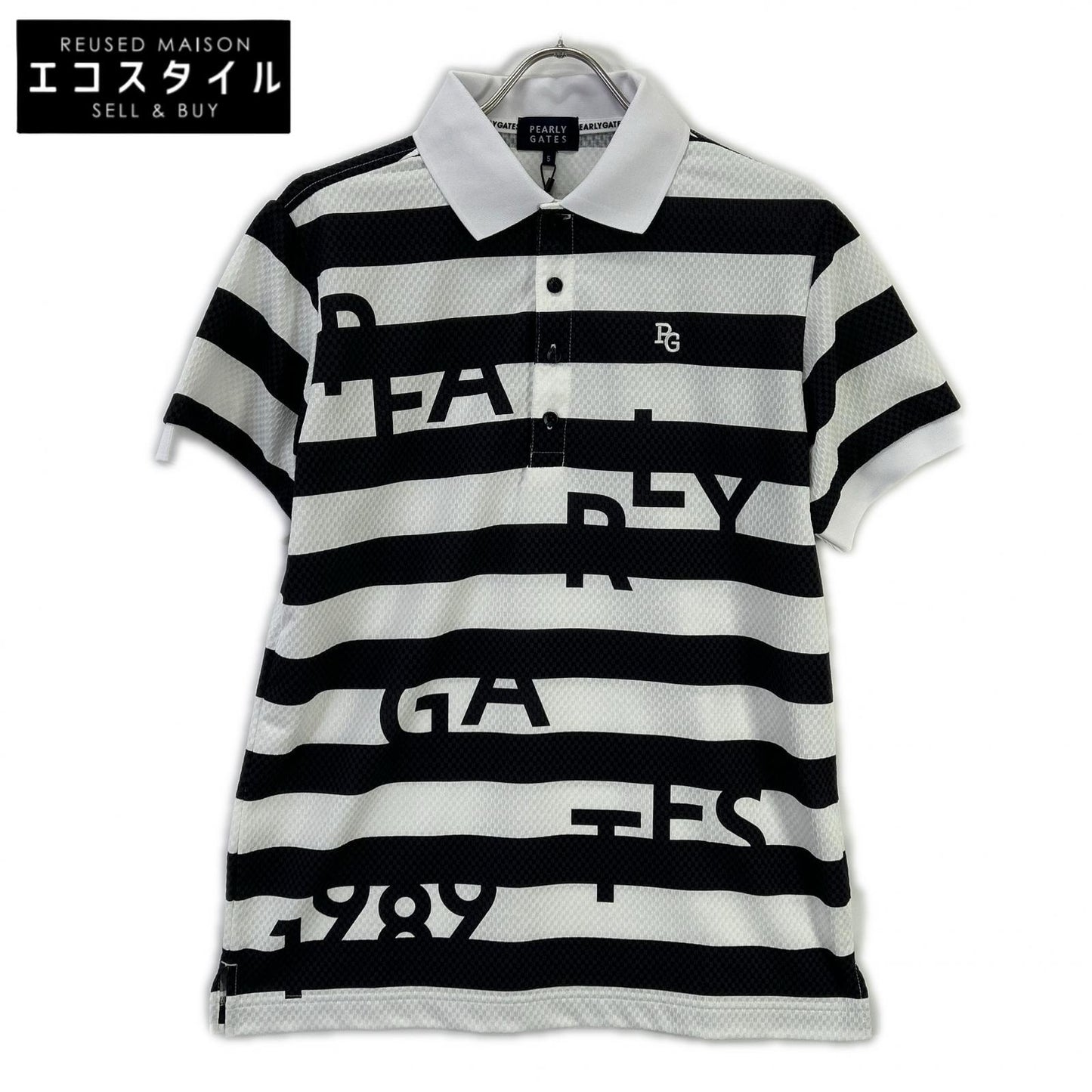 PEARLY GATES パーリーゲイツ 053-3260705 トライクールサッカーチェック トップス