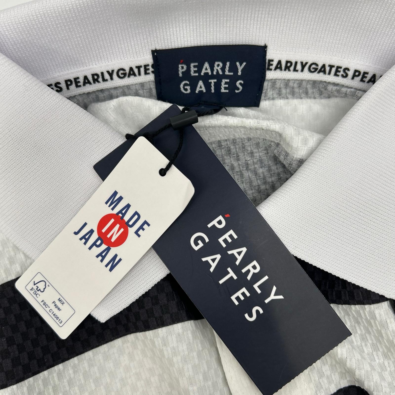 PEARLY GATES パーリーゲイツ 053-3260705 トライクールサッカーチェック トップス