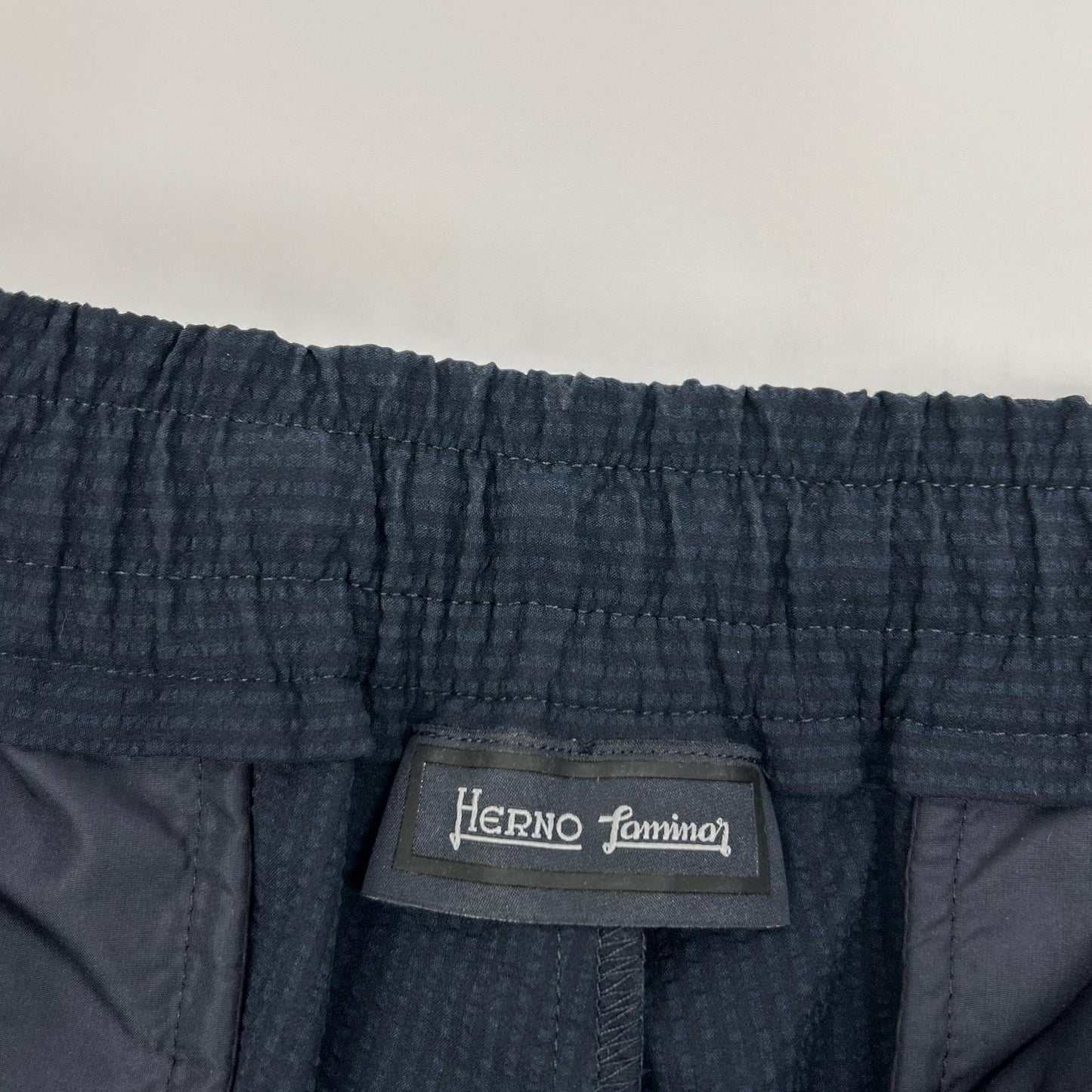 HERNO ヘルノ ネイビー PT00036UL ラミナー イージーパンツ ボトムス