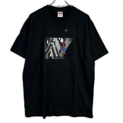Supreme シュプリーム ブラック Spider-Man Tシャツ トップス