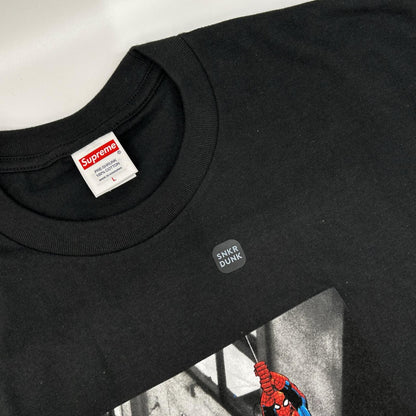 Supreme シュプリーム ブラック Spider-Man Tシャツ トップス