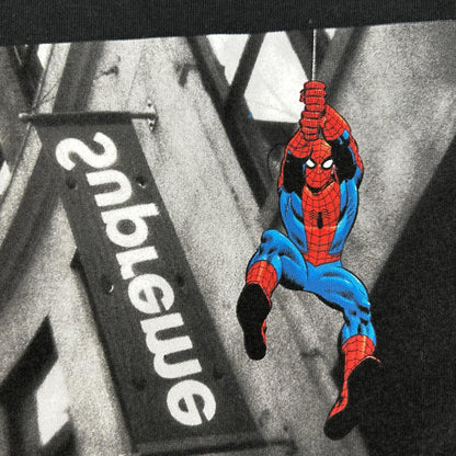 Supreme シュプリーム ブラック Spider-Man Tシャツ トップス