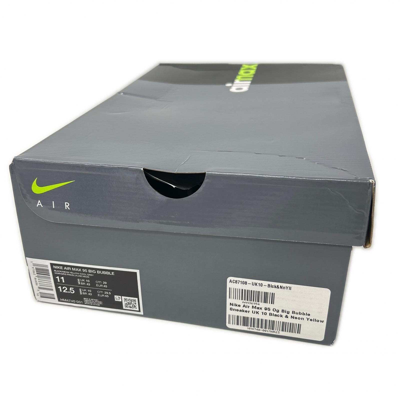 NIKE ナイキ 【新品同様】HM4740-001 AIR MAX 95 BIG BUBBLE エアマックス95 ビッグバブル スニーカー イエローグラデ シューズ
