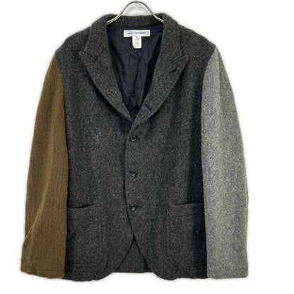 COMMEdesGARCONS SHIRT コムデギャルソンシャツ FL-J004 WOOL NYLON SERGE GARMENT MILLED JACKET ジャケット