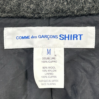 COMMEdesGARCONS SHIRT コムデギャルソンシャツ FL-J004 WOOL NYLON SERGE GARMENT MILLED JACKET ジャケット