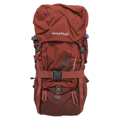 mont-bell モンベル 新品同様 チャチャパック45 リュック デイパック メンズ カーディナルレッド 1123959