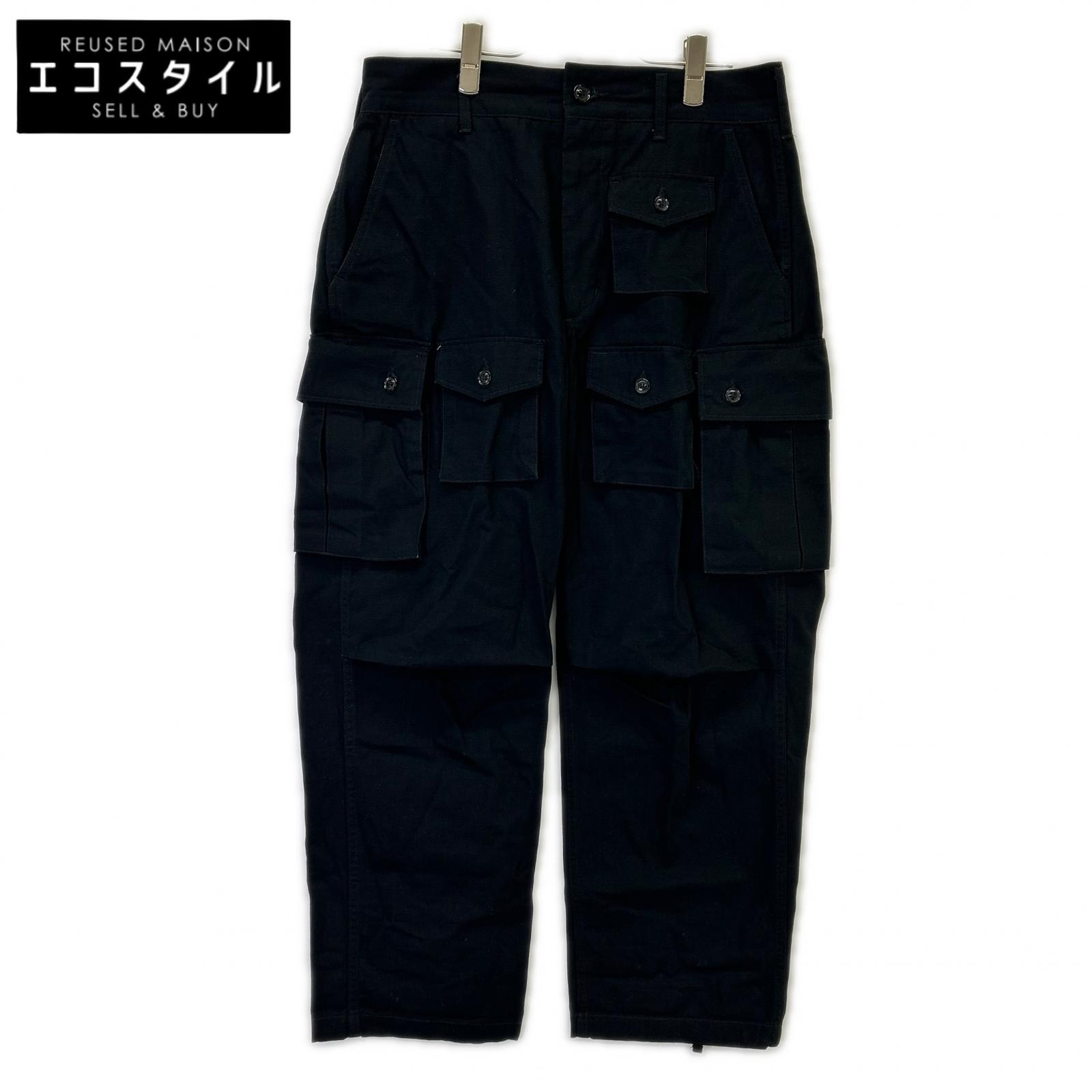 Engineered Garments エンジニアードガーメンツ ブラック IK197 リップストップ FA Pant ボトムス