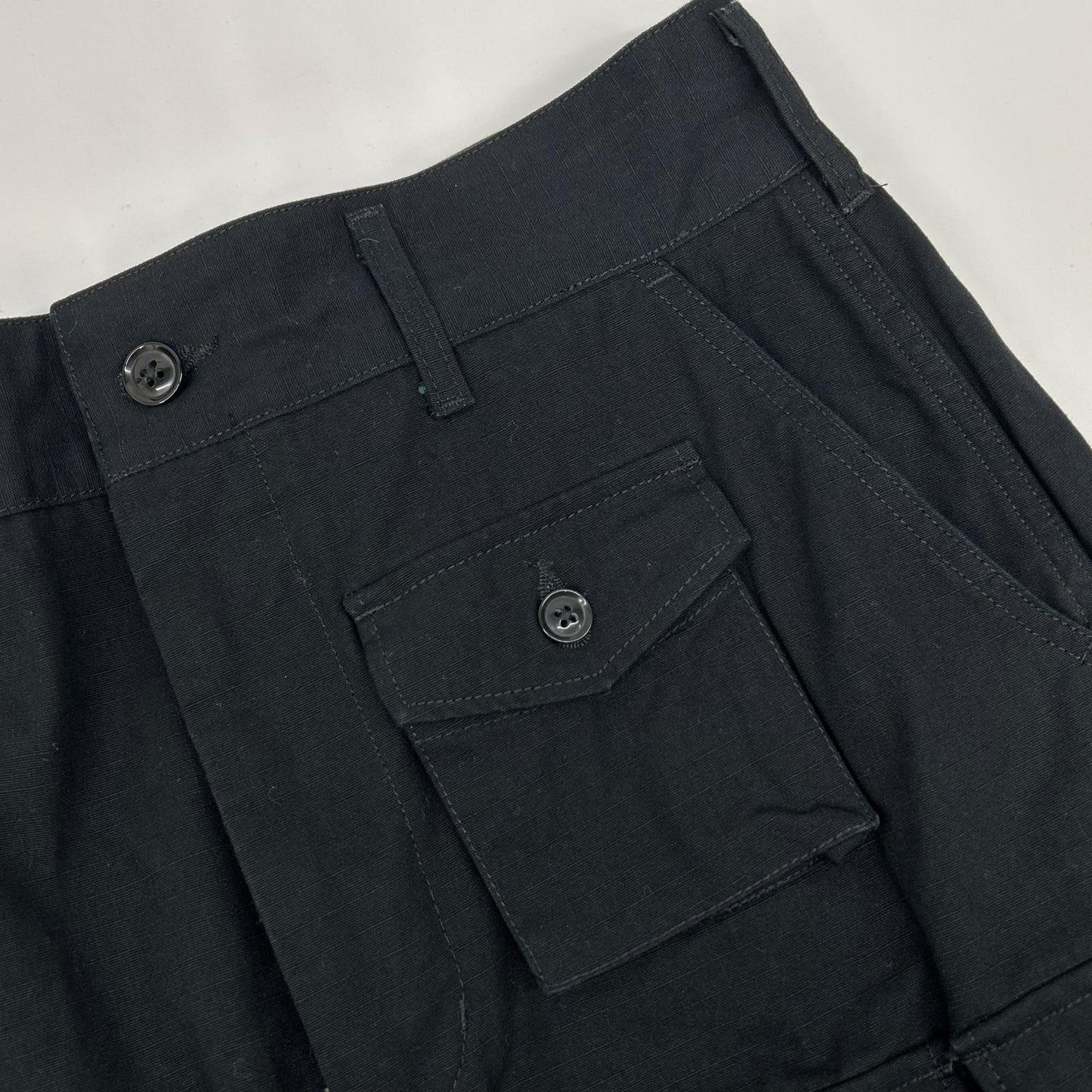 Engineered Garments エンジニアードガーメンツ ブラック IK197 リップストップ FA Pant ボトムス