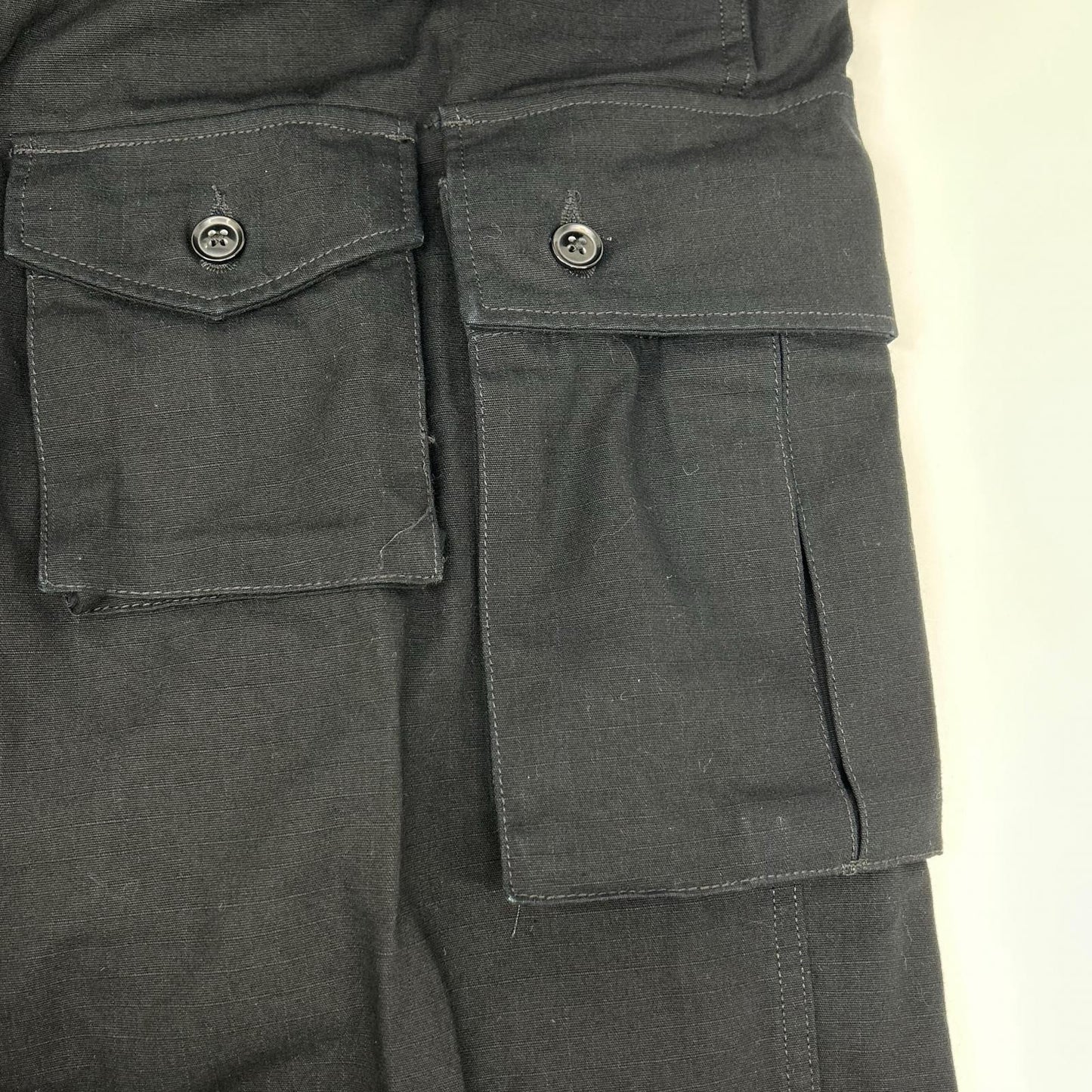 Engineered Garments エンジニアードガーメンツ ブラック IK197 リップストップ FA Pant ボトムス