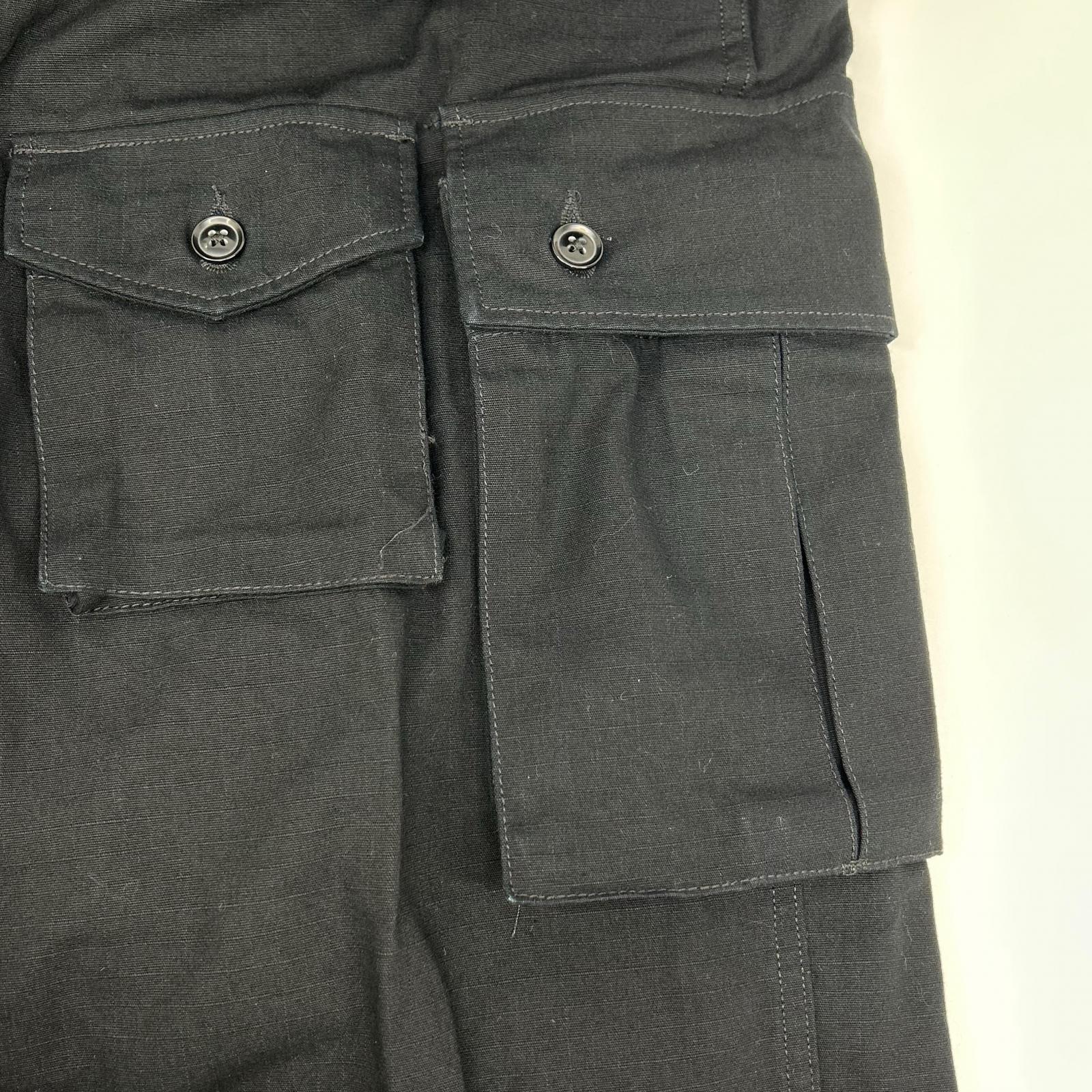 Engineered Garments エンジニアードガーメンツ ブラック IK197 リップストップ FA Pant ボトムス