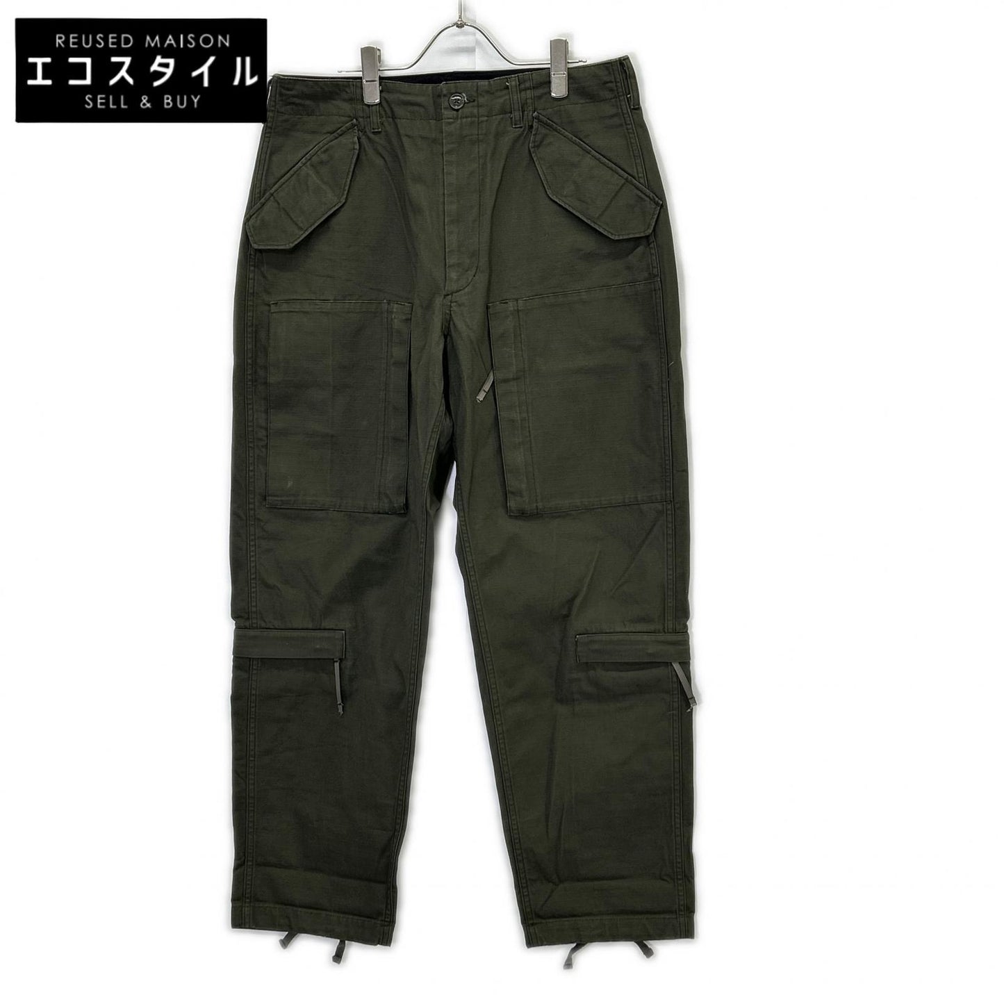 Engineered Garments エンジニアードガーメンツ カーキ リップストップ ファティーグパンツ ボトムス