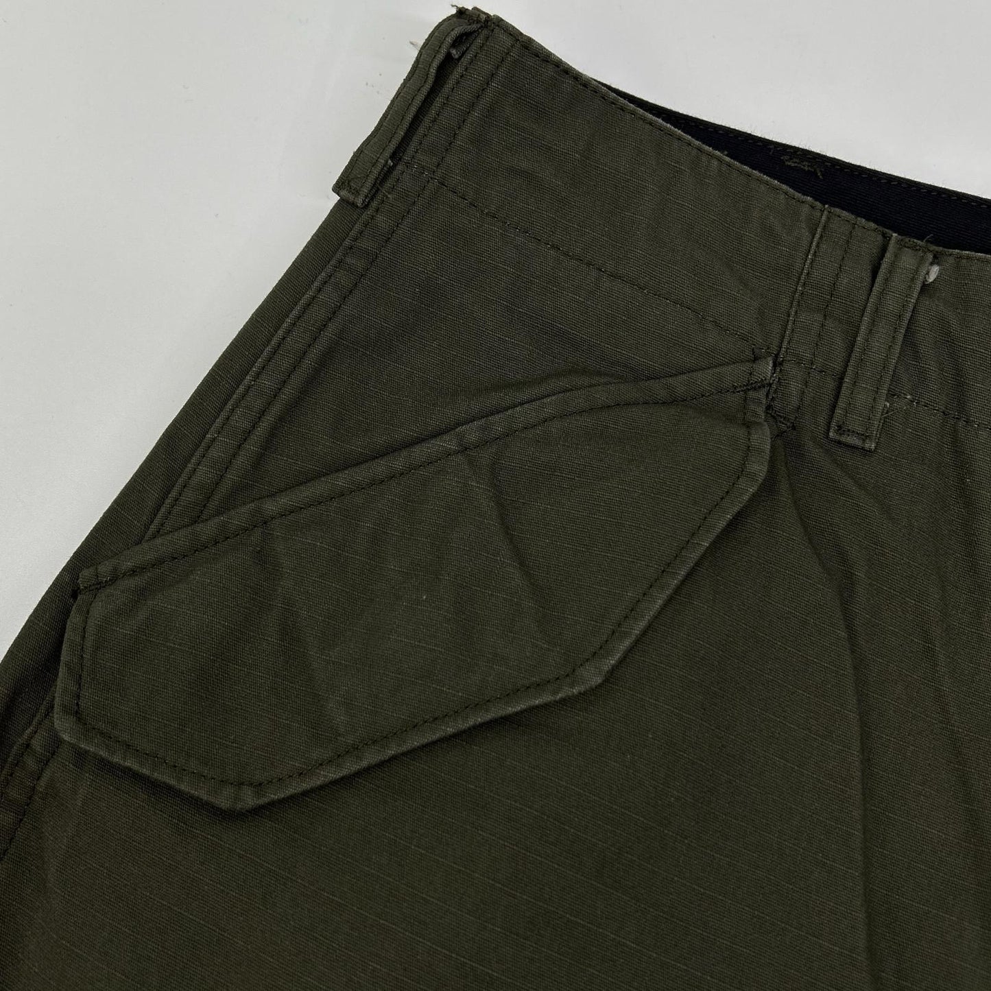 Engineered Garments エンジニアードガーメンツ カーキ リップストップ ファティーグパンツ ボトムス