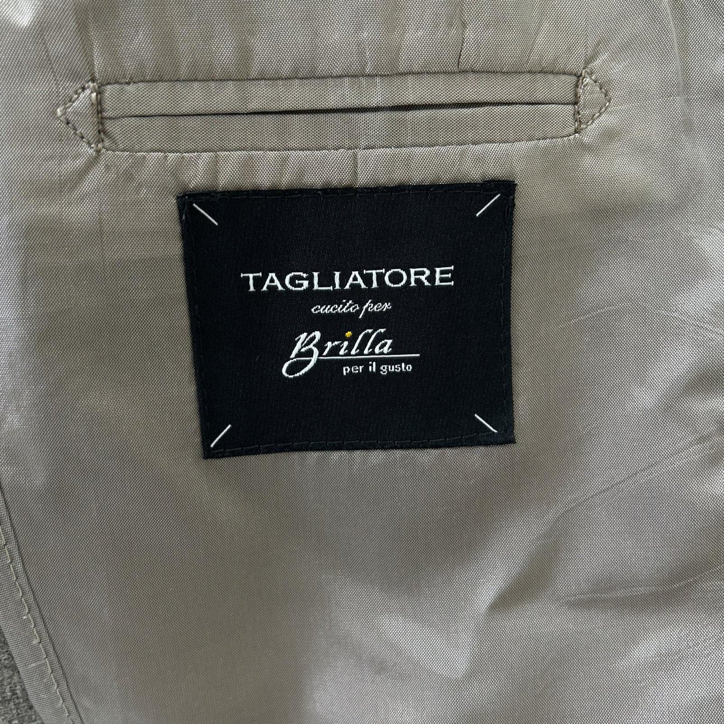 TAGLIATORE タリアトーレ ライトグレー G-GUS20K アルパカ混 ダブルジャケット ジャケット