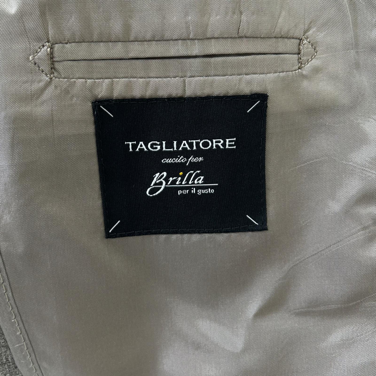 TAGLIATORE タリアトーレ ライトグレー G-GUS20K アルパカ混 ダブルジャケット ジャケット
