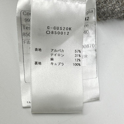 TAGLIATORE タリアトーレ ライトグレー G-GUS20K アルパカ混 ダブルジャケット ジャケット
