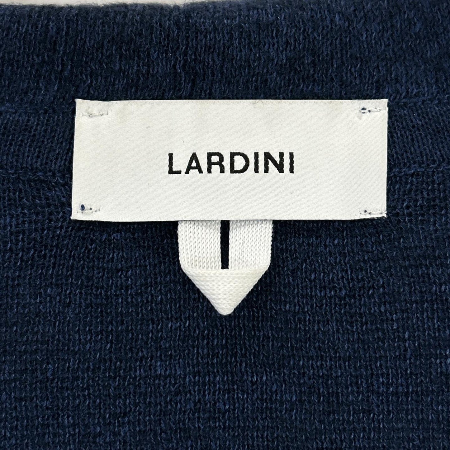 LARDINI ラルディーニ ネイビー JZLJM56 リネンコットン ニットジャケット ジャケット