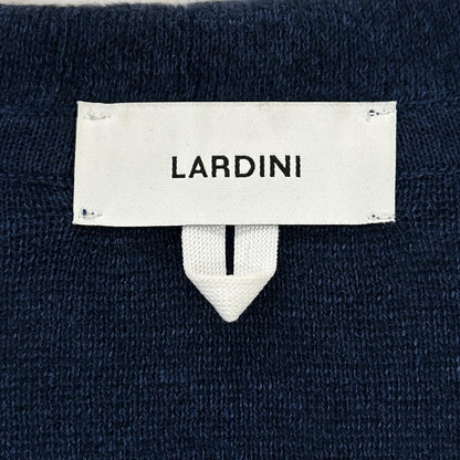 LARDINI ラルディーニ ネイビー JZLJM56 リネンコットン ニットジャケット ジャケット