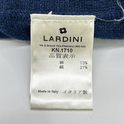 LARDINI ラルディーニ ネイビー JZLJM56 リネンコットン ニットジャケット ジャケット