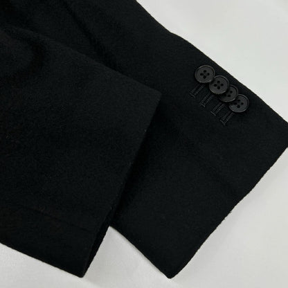 UNIVERSAL LANGUAGE ユニバーサルランゲージ ブラック カミシヤ コロンボ生地 チェスターコート コート