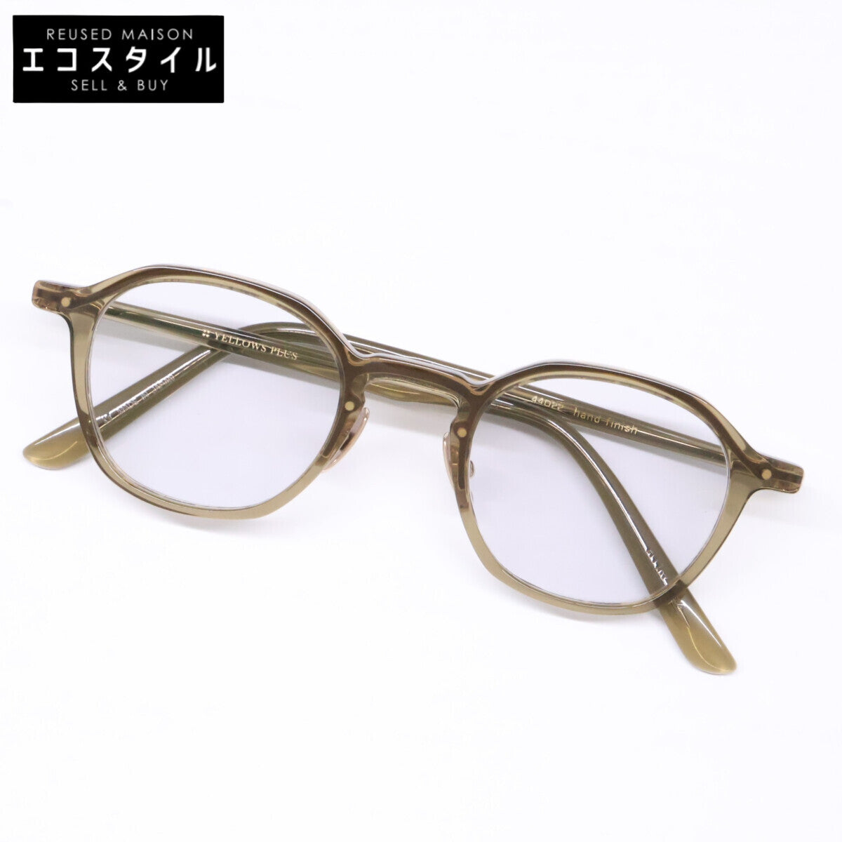 YELLOWS PLUS イエローズプラス ELLIOT C284 エリオット 度入りカラーレンズ アイウェア 眼鏡