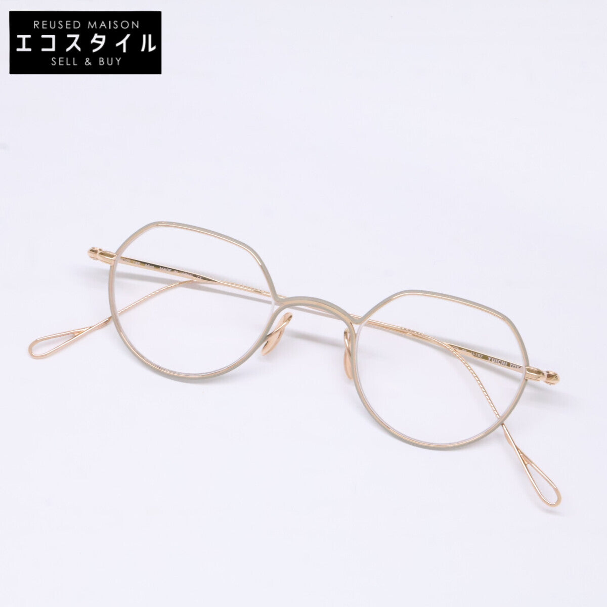 YUICHI TOYAMA ユウイチトヤマ U-157 COL.02 Mies ミース 度入りレンズ クラウンパント アイウェア 眼鏡