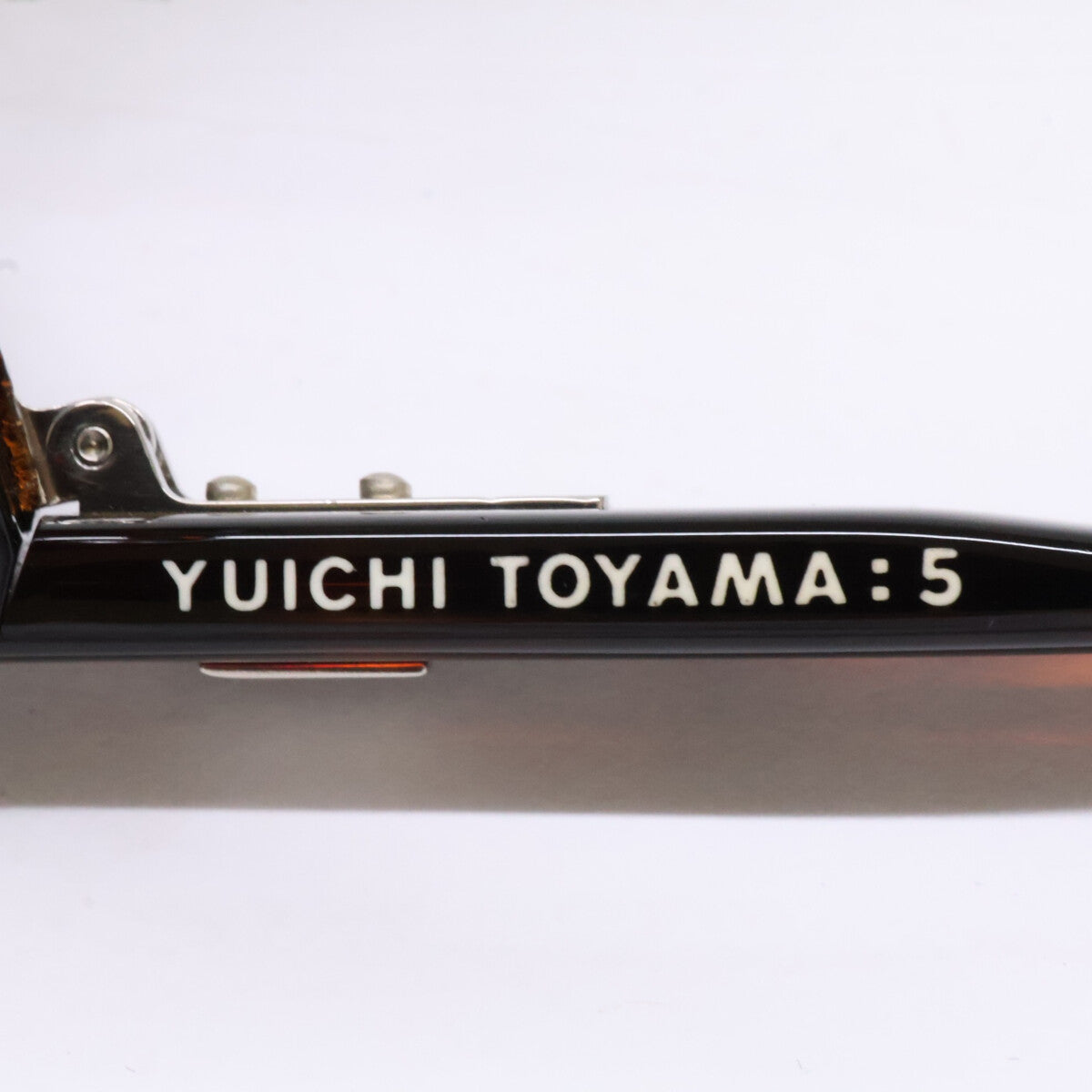 YUICHI TOYAMA ユウイチトヤマ 【美品】YUICHI TOYAMA:5 ユウイチトヤマファイブ DIABLO COL.03 ディアブロ ウェリントンシェイプ アイウェア 眼鏡