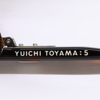 YUICHI TOYAMA ユウイチトヤマ 【美品】YUICHI TOYAMA:5 ユウイチトヤマファイブ DIABLO COL.03 ディアブロ ウェリントンシェイプ アイウェア 眼鏡