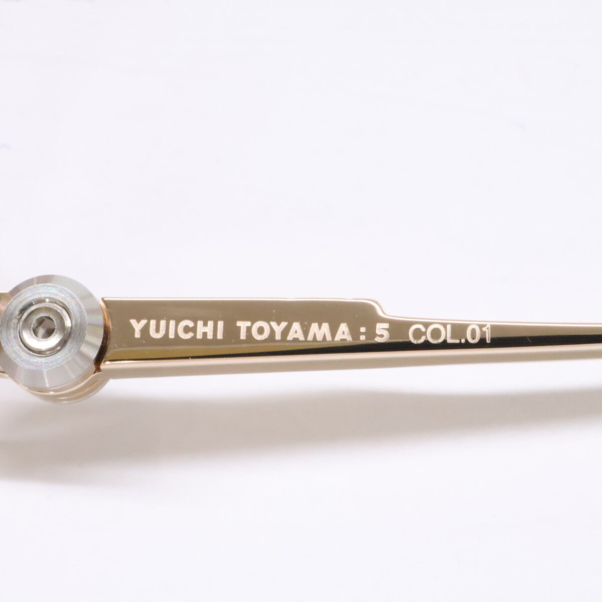 YUICHI TOYAMA ユウイチトヤマ 【美品】YUICHI TOYAMA:5 ユウイチトヤマファイブ PASADENA COL.01 パサデナ ラウンドシェイプ アイウェア 眼鏡