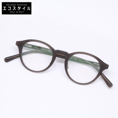 YUICHI TOYAMA ユウイチトヤマ 【美品】YUICHI TOYAMA/D ユウイチトヤマ/ディー UD-161 COL.04 MOKKOU 木瓜 ボストンシェイプ アイウェア 眼鏡