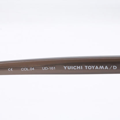 YUICHI TOYAMA ユウイチトヤマ 【美品】YUICHI TOYAMA/D ユウイチトヤマ/ディー UD-161 COL.04 MOKKOU 木瓜 ボストンシェイプ アイウェア 眼鏡