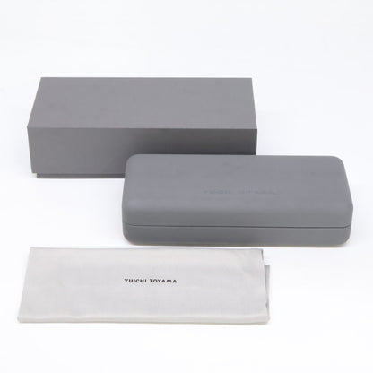YUICHI TOYAMA ユウイチトヤマ 【美品】YUICHI TOYAMA/D ユウイチトヤマ/ディー UD-161 COL.04 MOKKOU 木瓜 ボストンシェイプ アイウェア 眼鏡