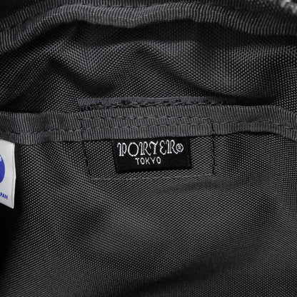 PORTER ポーター 美品 アラウンド レザー セカンドバッグ クラッチバッグ メンズ ブラック セカンドバッグ クラッチバッグ