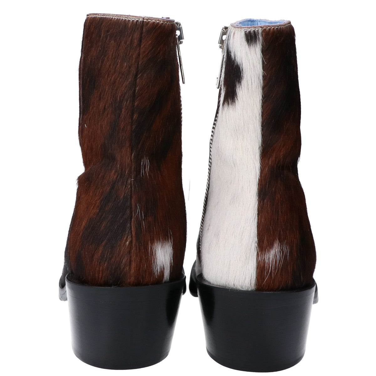 Achilles Ion Gabriel アキレス イオン ガブリエル 新品同様 FT0002ーAW24ー960 カウ ハラコ BANG ANKLE BOOT シューズ