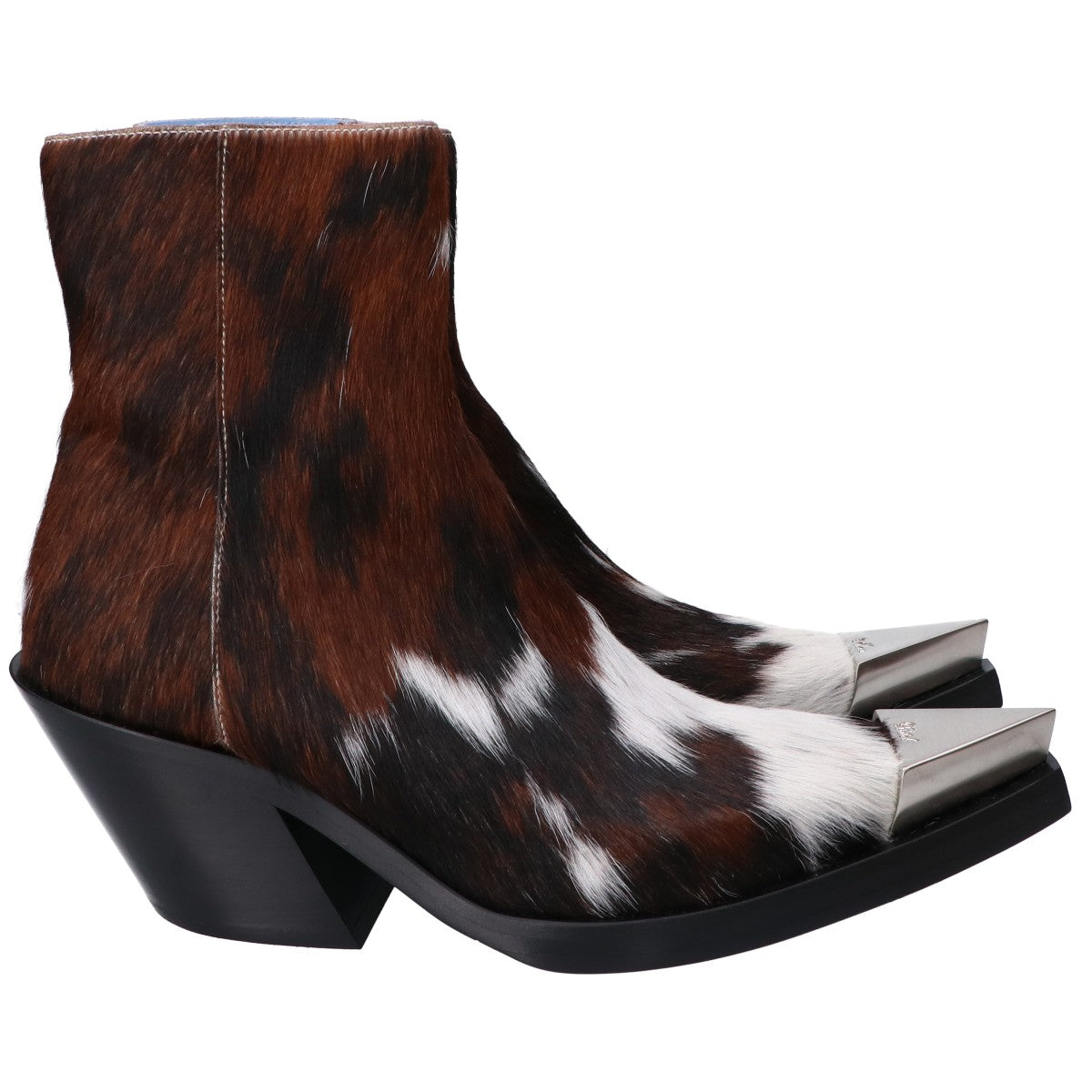 Achilles Ion Gabriel アキレス イオン ガブリエル 新品同様 FT0002ーAW24ー960 カウ ハラコ BANG ANKLE BOOT シューズ