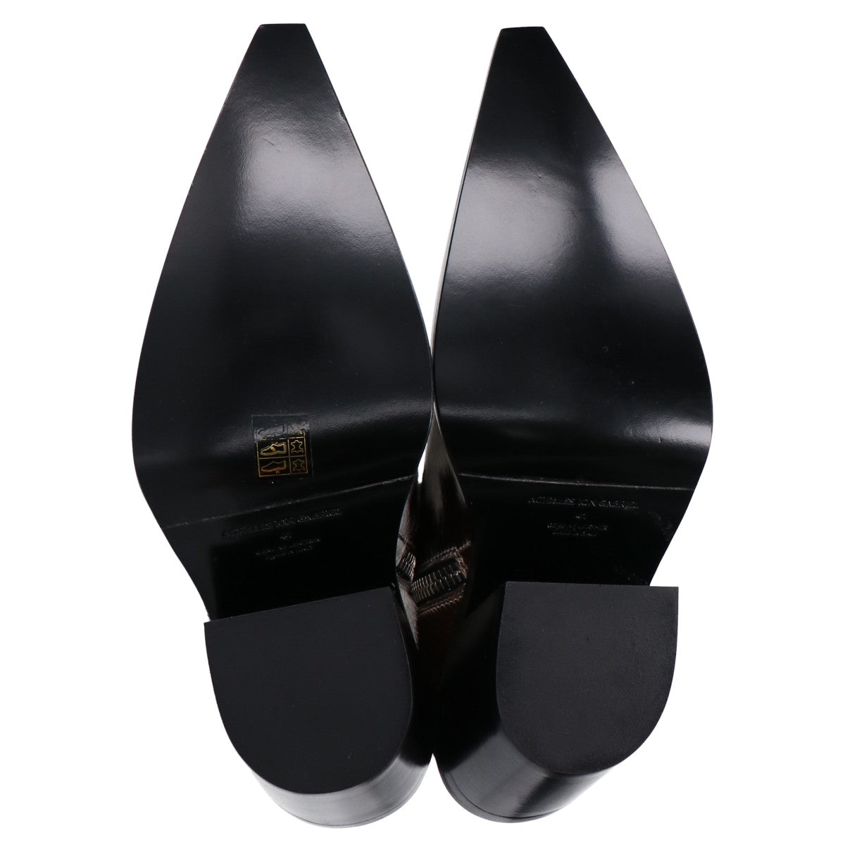 Achilles Ion Gabriel アキレス イオン ガブリエル 新品同様 FT0002ーAW24ー960 カウ ハラコ BANG ANKLE BOOT シューズ