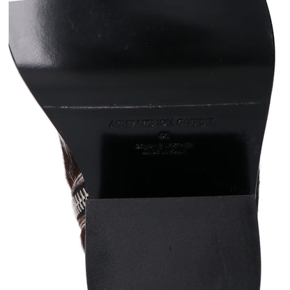 Achilles Ion Gabriel アキレス イオン ガブリエル 新品同様 FT0002ーAW24ー960 カウ ハラコ BANG ANKLE BOOT シューズ
