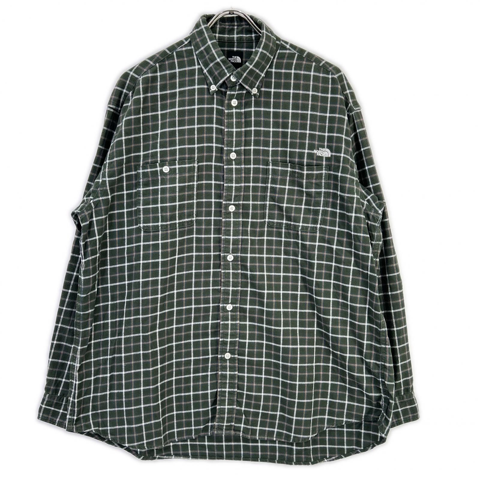 THE NORTH FACE ノースフェイス グリーン NR62431 フロストフォージフランネルシャツ トップス