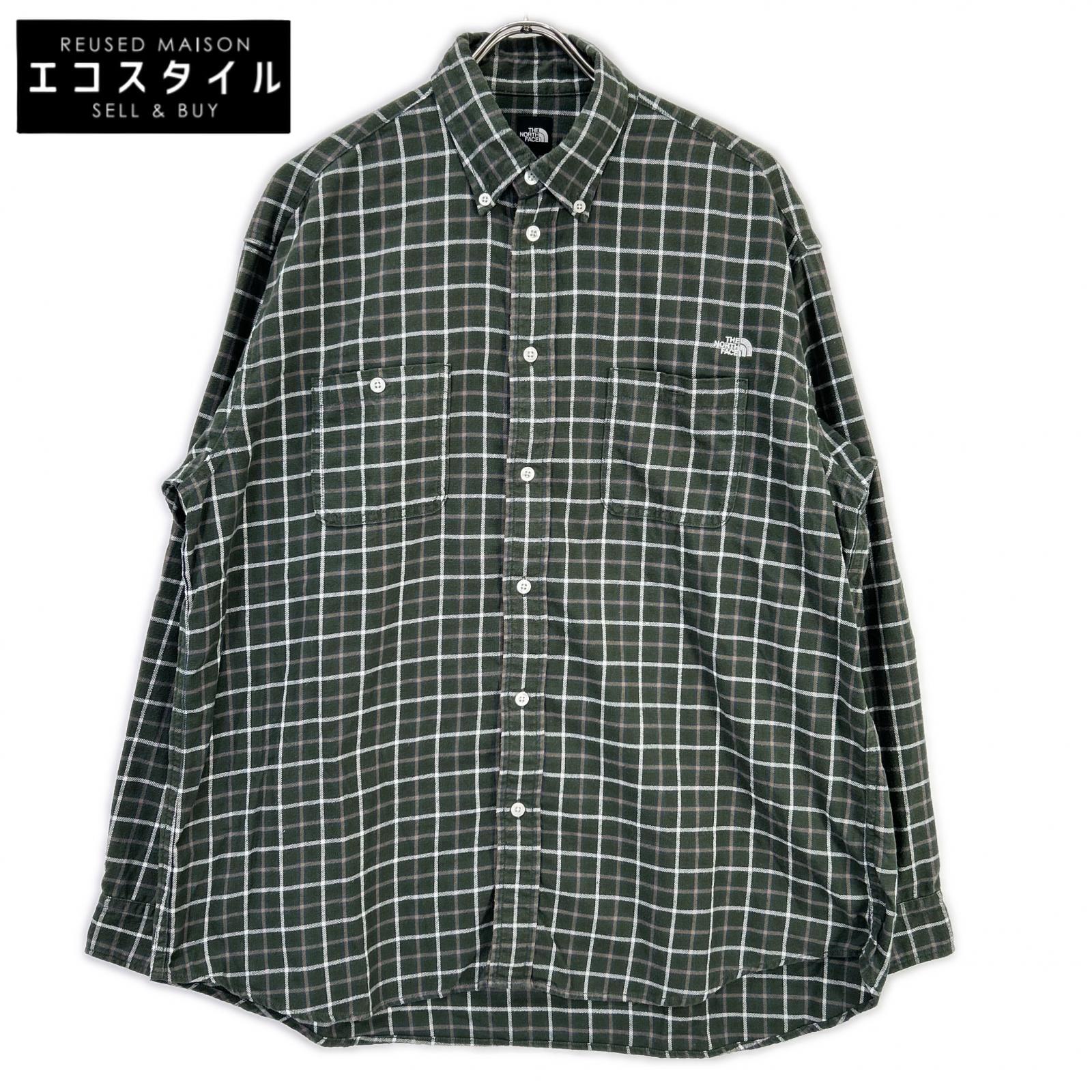 THE NORTH FACE ノースフェイス グリーン NR62431 フロストフォージフランネルシャツ トップス