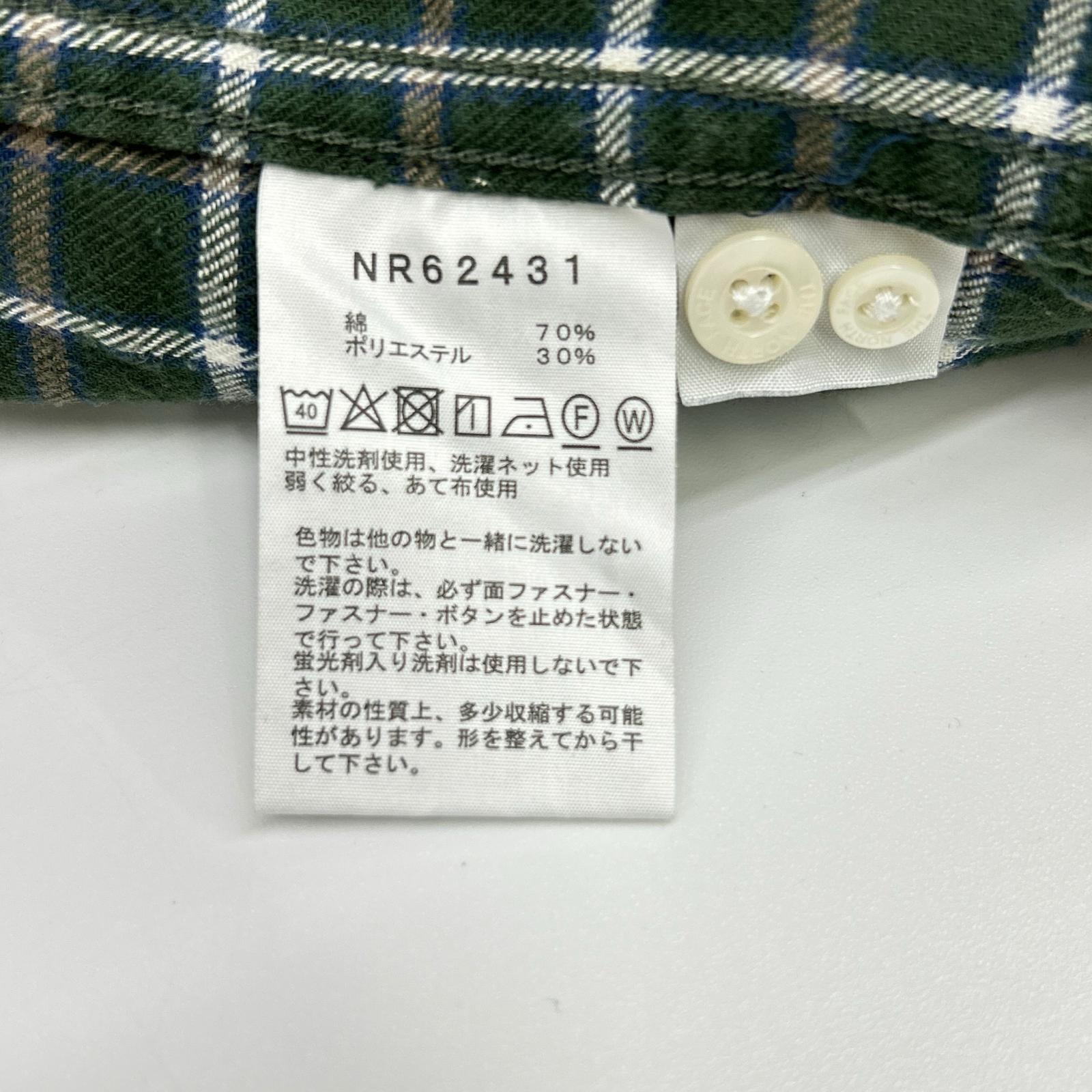 THE NORTH FACE ノースフェイス グリーン NR62431 フロストフォージフランネルシャツ トップス