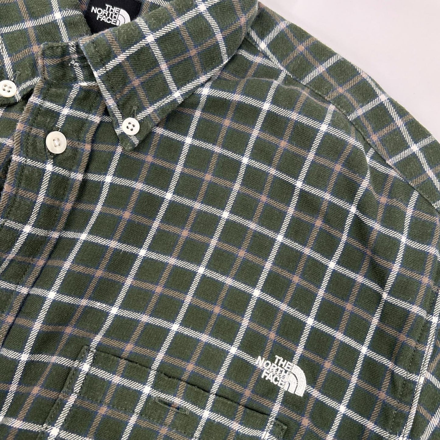 THE NORTH FACE ノースフェイス グリーン NR62431 フロストフォージフランネルシャツ トップス