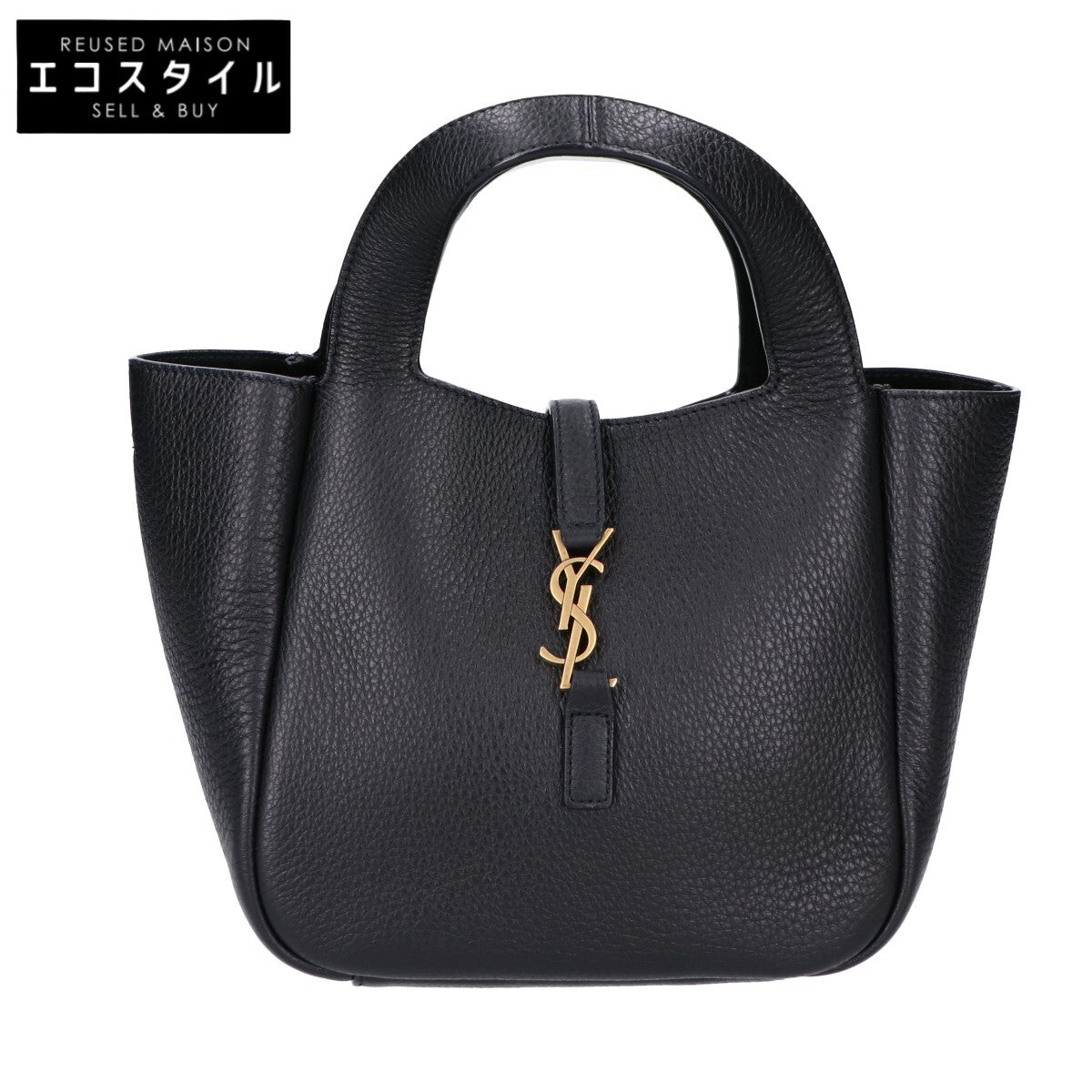 SAINT LAURENT PARIS サンローランパリ 美品 LE 5 À 7 ベイビーベア グレインレザー 2WAYショルダーバッグ ハンドバッグ