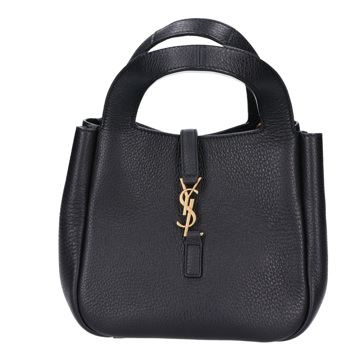 SAINT LAURENT PARIS サンローランパリ 美品 LE 5 À 7 ベイビーベア グレインレザー 2WAYショルダーバッグ ハンドバッグ