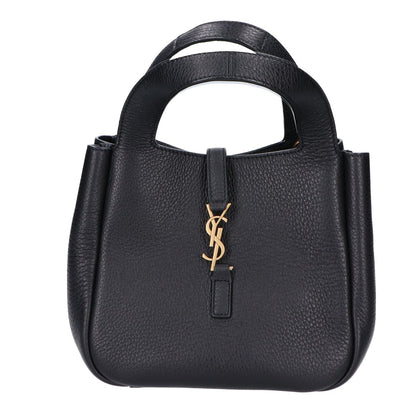 SAINT LAURENT PARIS サンローランパリ 美品 LE 5 À 7 ベイビーベア グレインレザー 2WAYショルダーバッグ ハンドバッグ