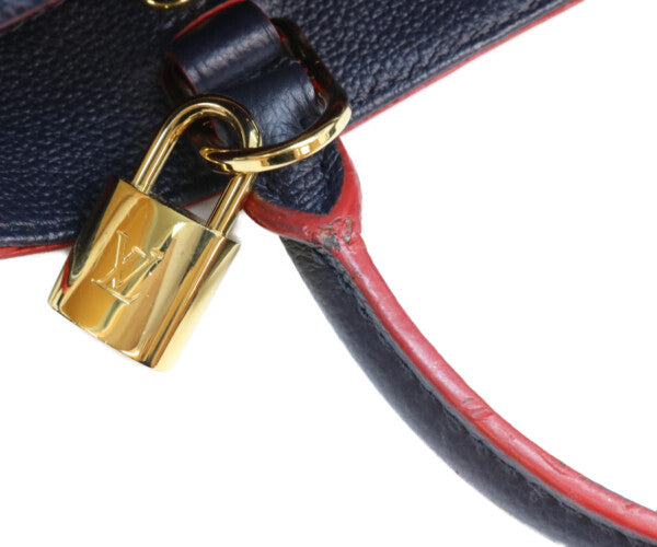 LOUIS VUITTON ルイヴィトン 18年 M42747 マリーヌルージュ モノグラムアンプラント モンテーニュBB ショルダーバッグ