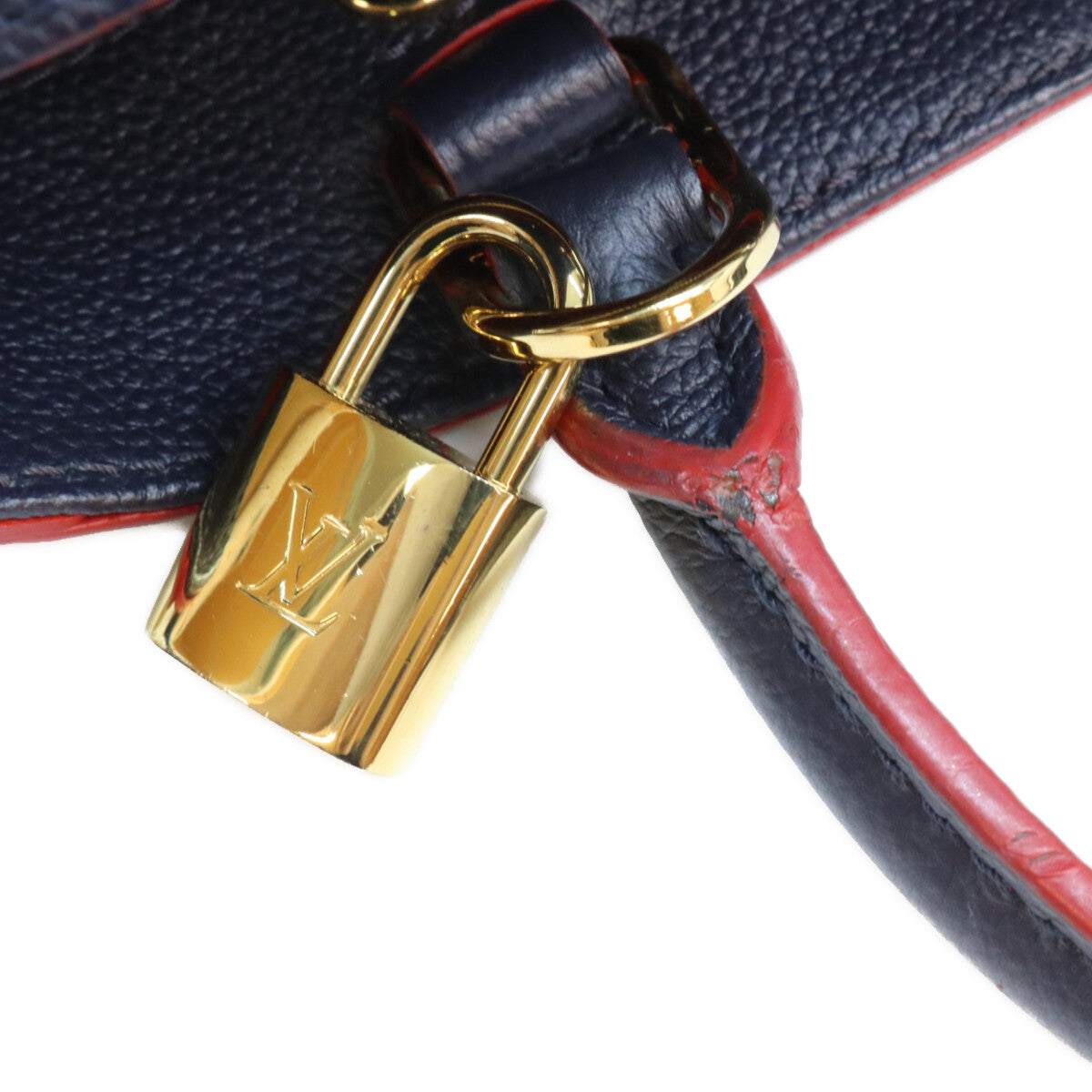 LOUIS VUITTON ルイヴィトン 2018 M42747 Marine Rouge Monogram Empreinte Montaigne BB shoulder bag