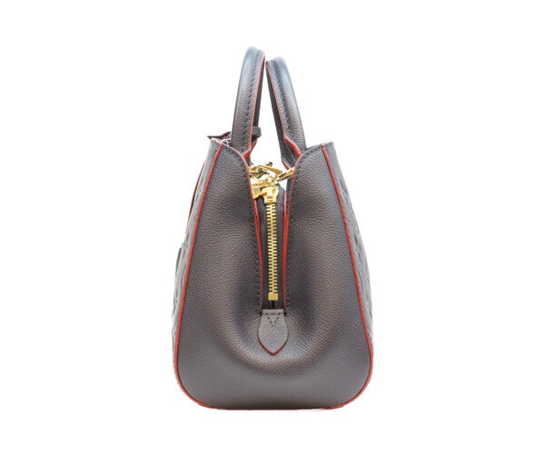 LOUIS VUITTON ルイヴィトン 18年 M42747 マリーヌルージュ モノグラムアンプラント モンテーニュBB ショルダーバッグ